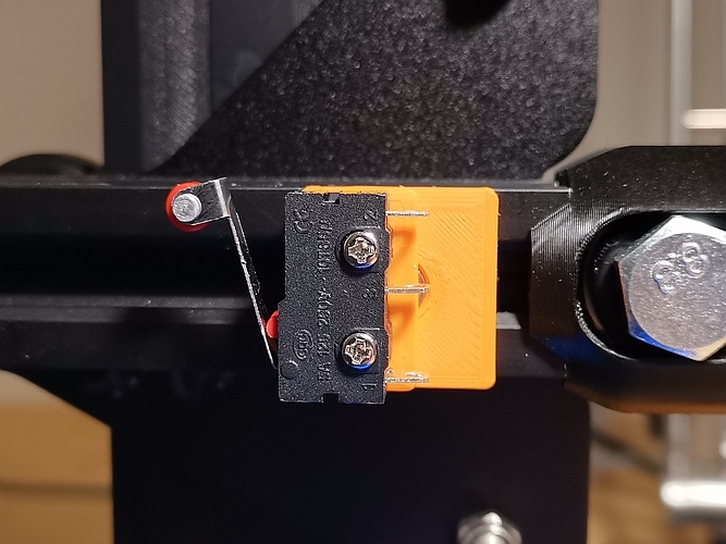 Ender 3 X axis right limit switch holder (CC-BY-NC-SA)