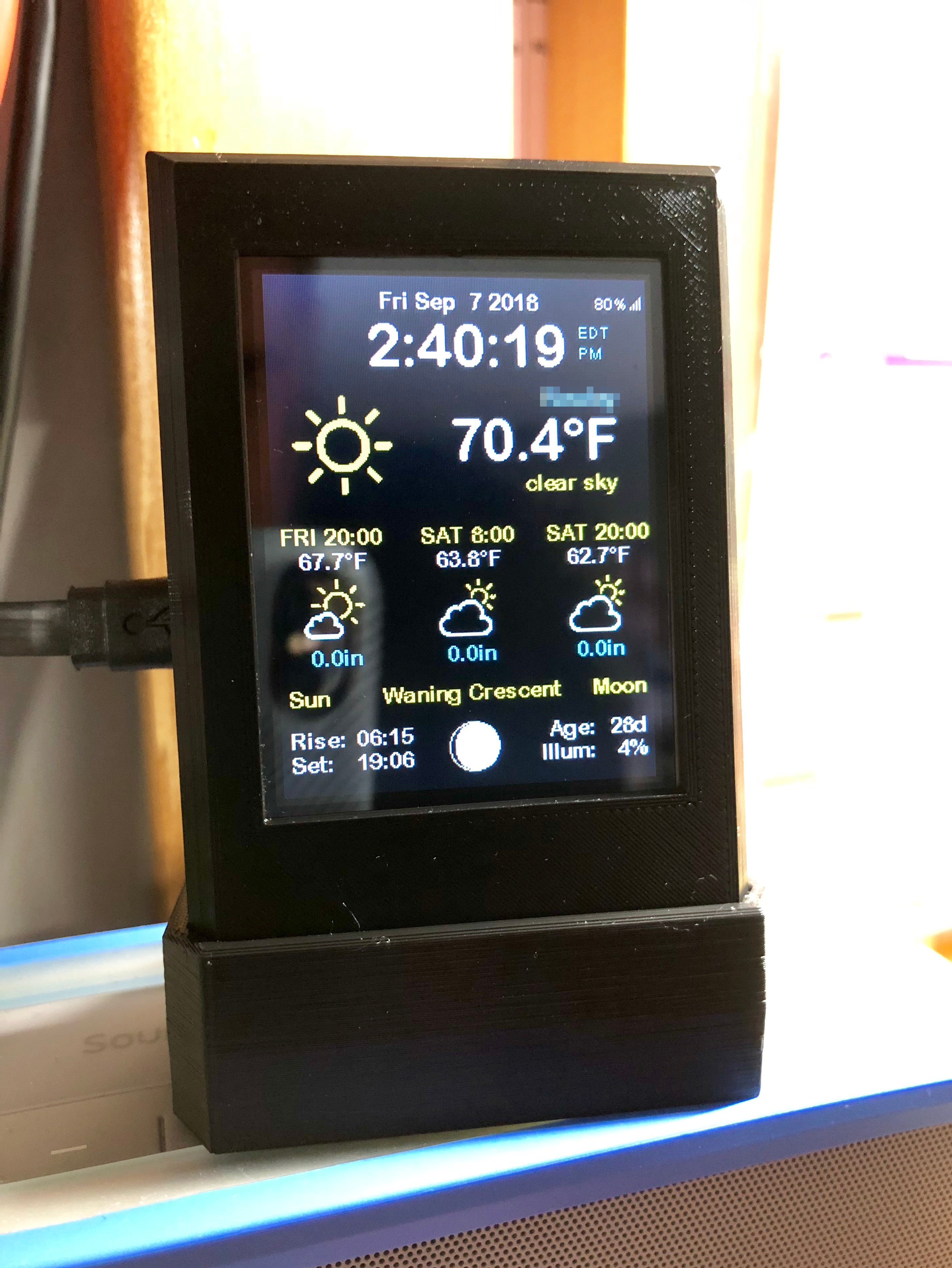ThingPulse ESP8266 WiFi Color Display Kit Case with Stand