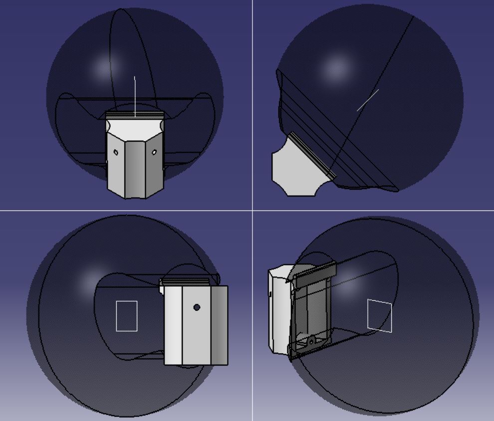 wall support for ball light