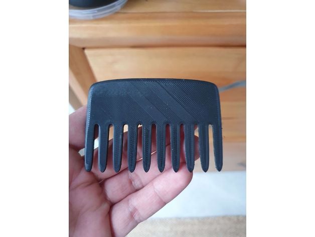 Credit card comb - coarse by ohrehman - Thingiverse