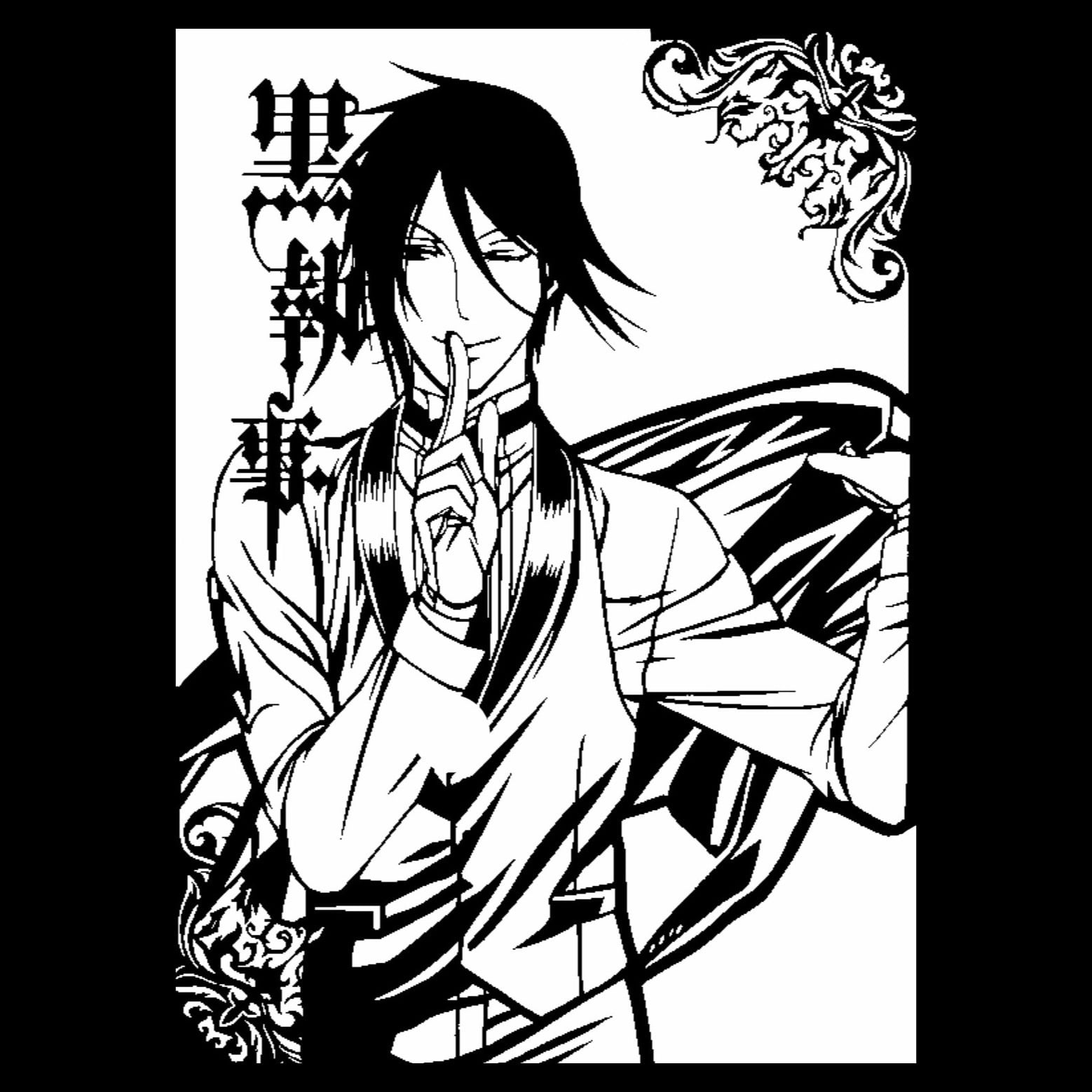 Black Butler stencil