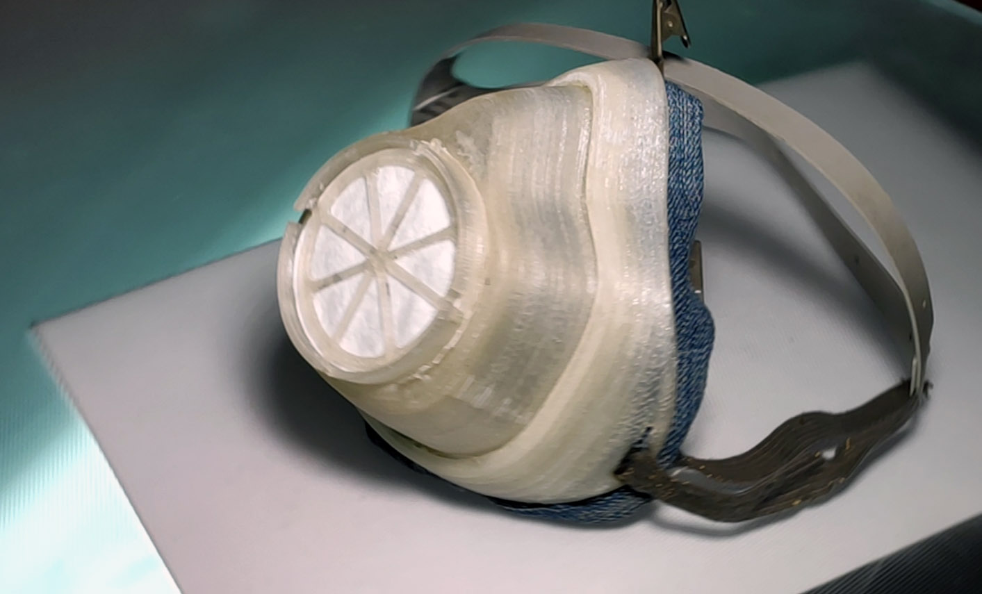 Print mask respirator from covid-19 evil!