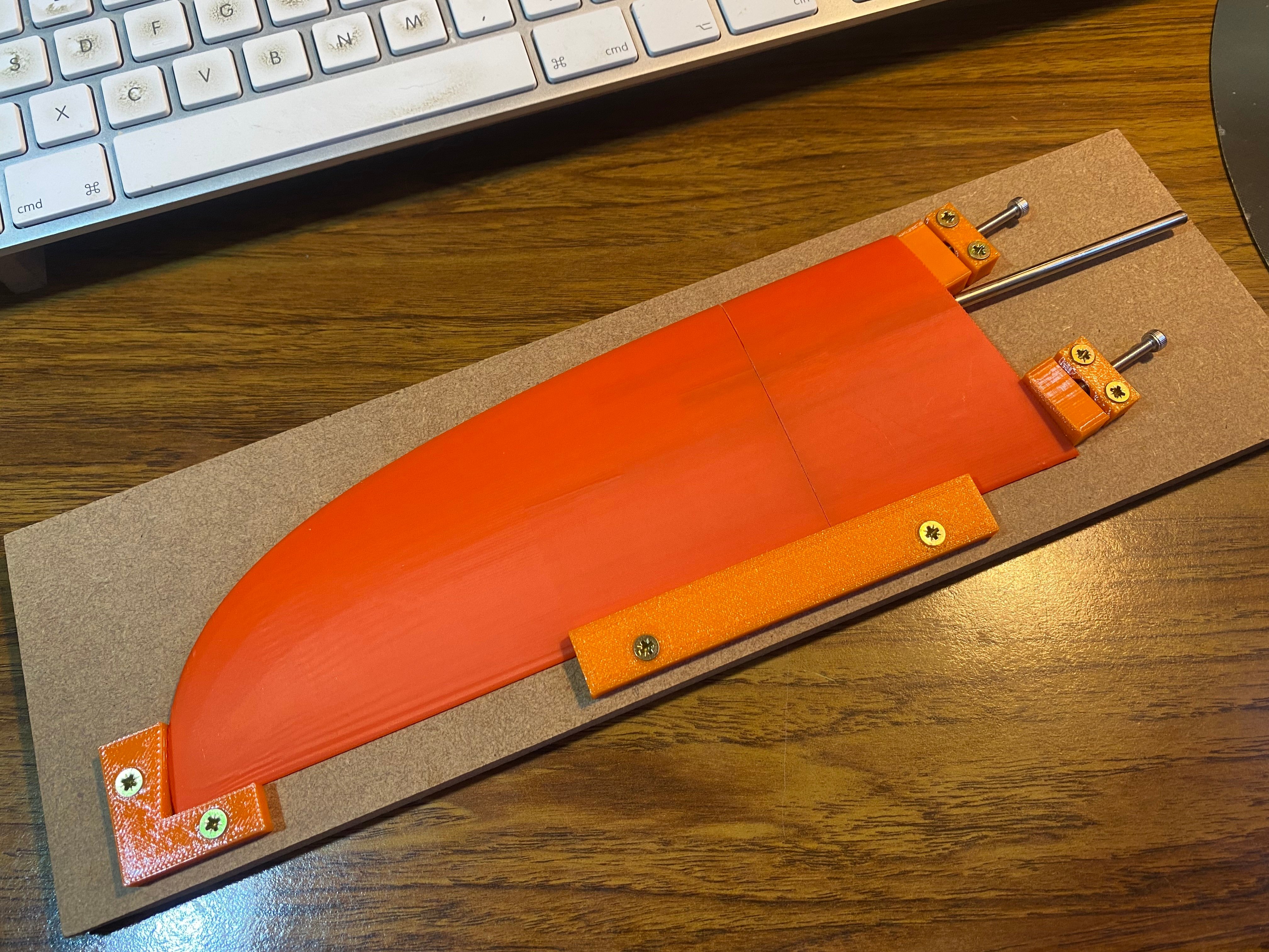 IOM Yacht Rudder Glueing Jig