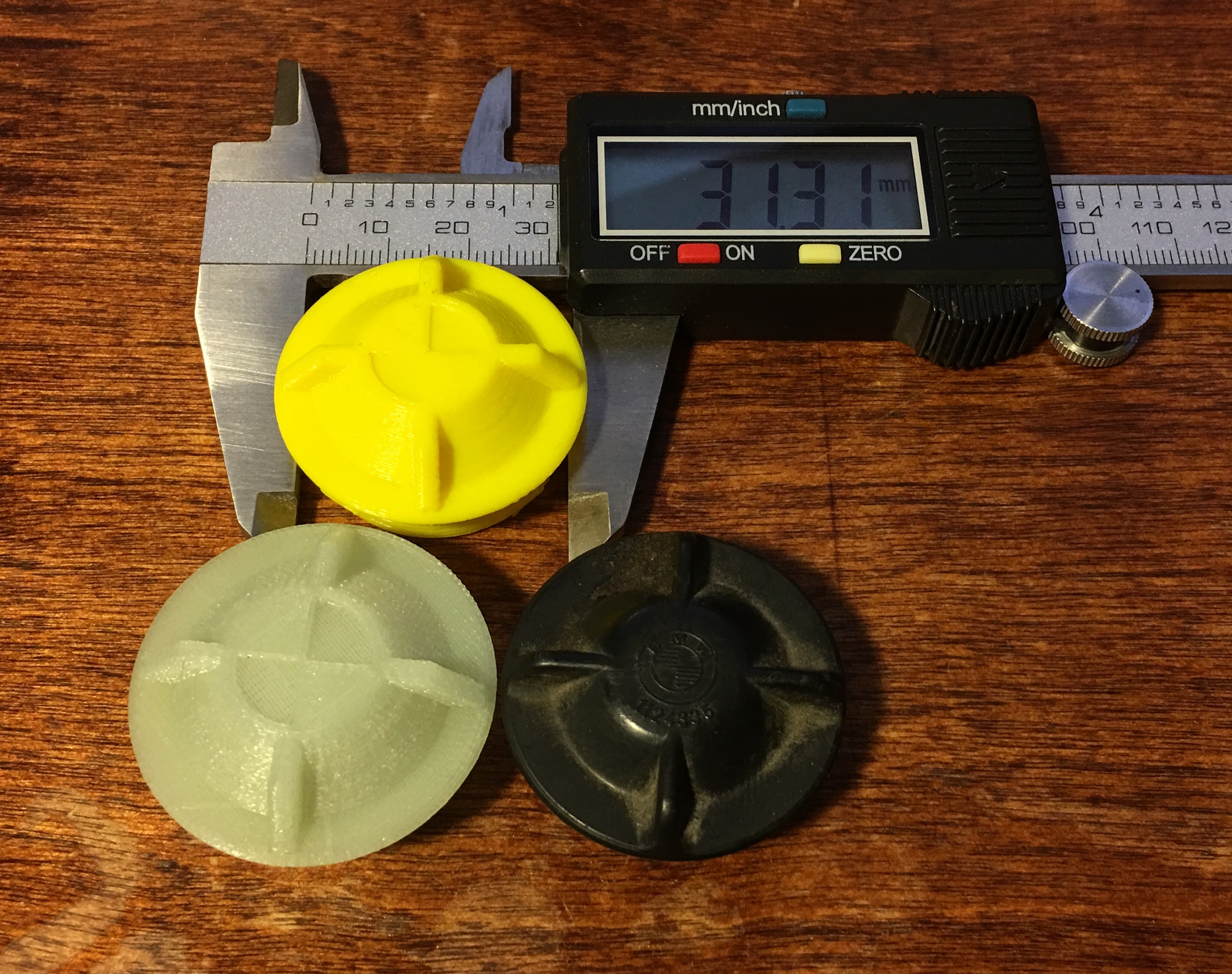 strut tower dust cap for BMW vehicle