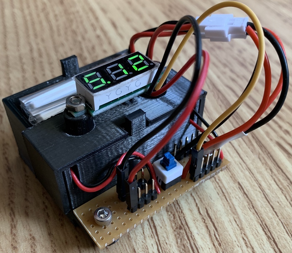 Lipo battery box with display mount