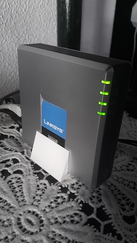 Linksys PAP2T vertical stand