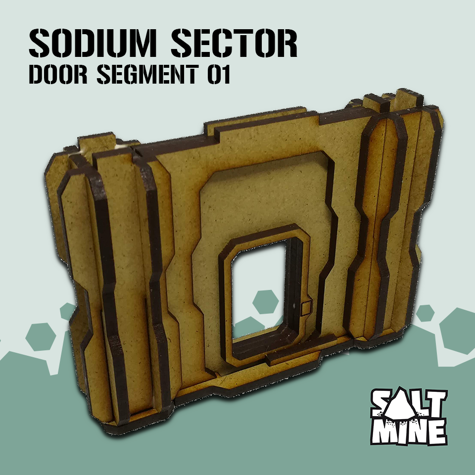 Sodium Sector - Door 01 (3mm - mdf - lasercut)