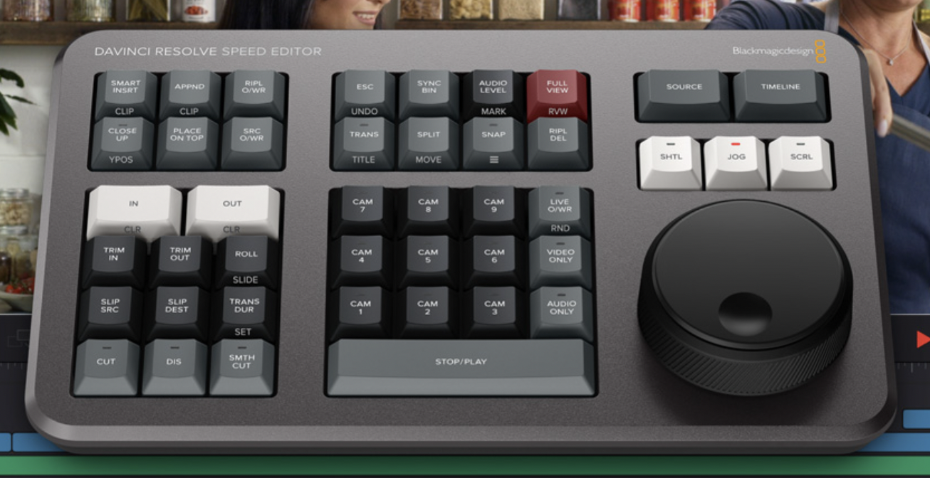 Blackmagic Speed Editor Magnet Rings.