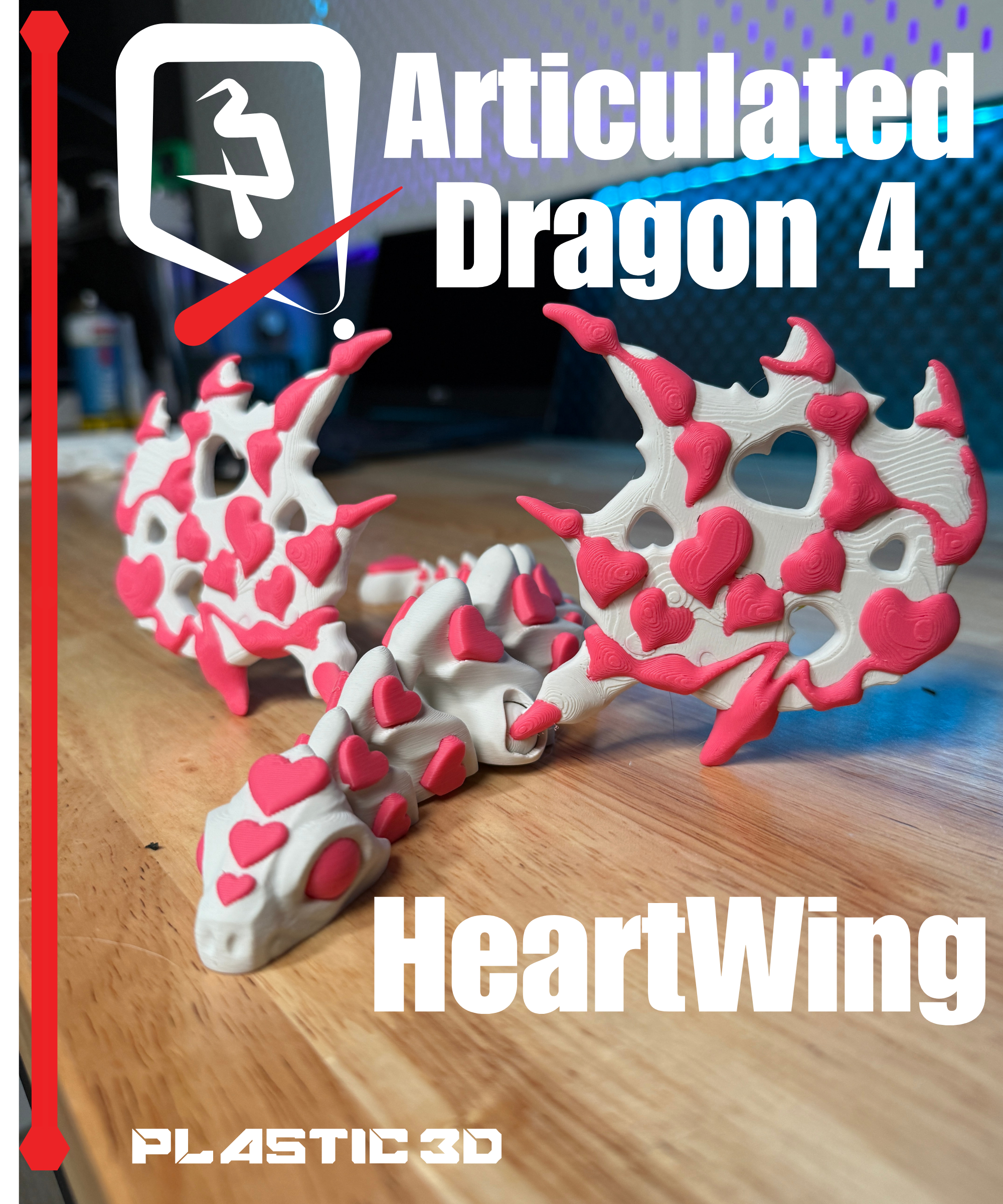 Articulated Dragon 4 – HeartWing
