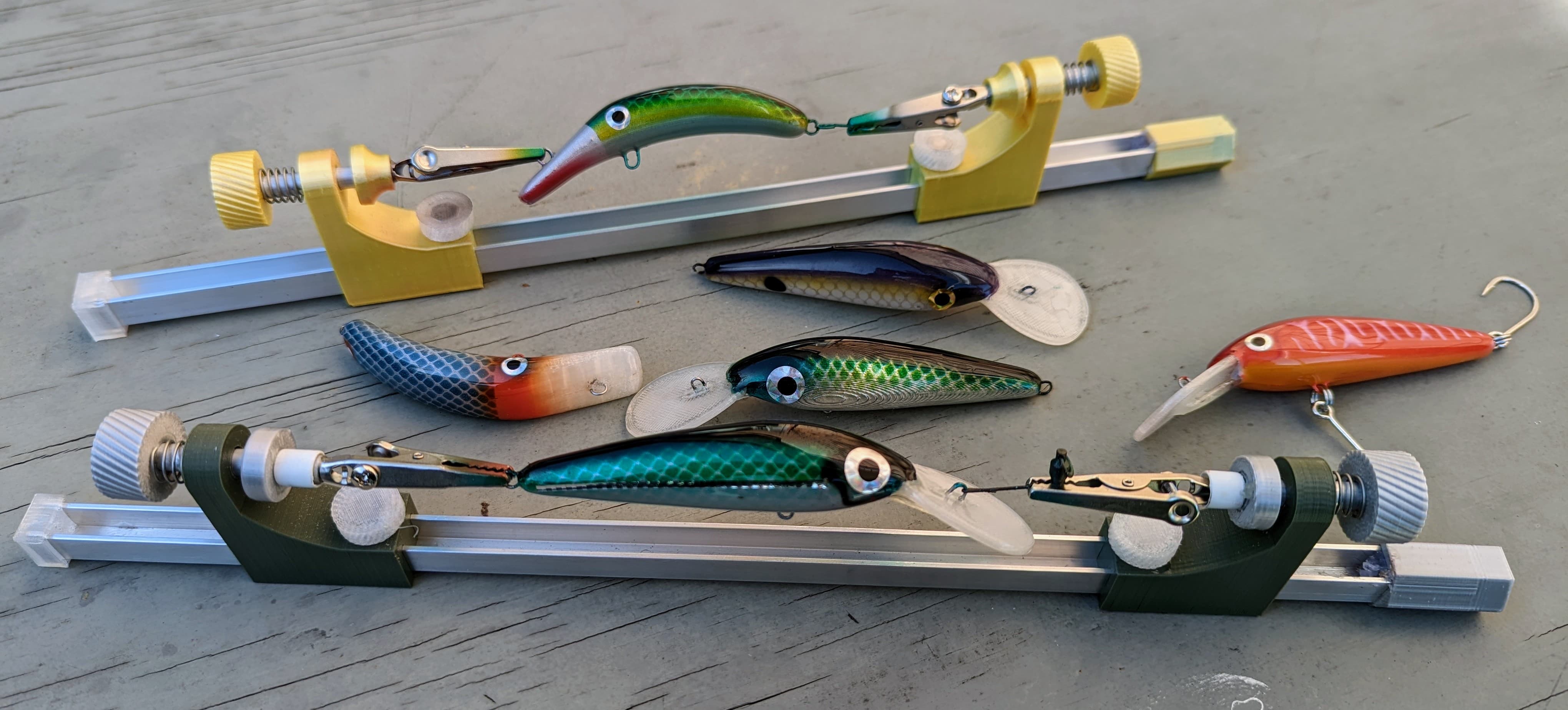 Fishing Lure Wand for Airbrushing