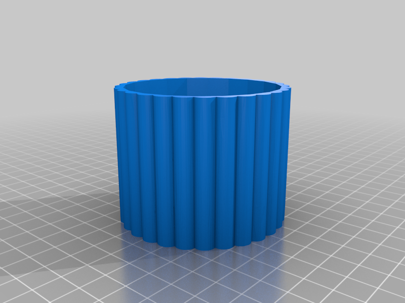 Modern Ribbed Plant Pot