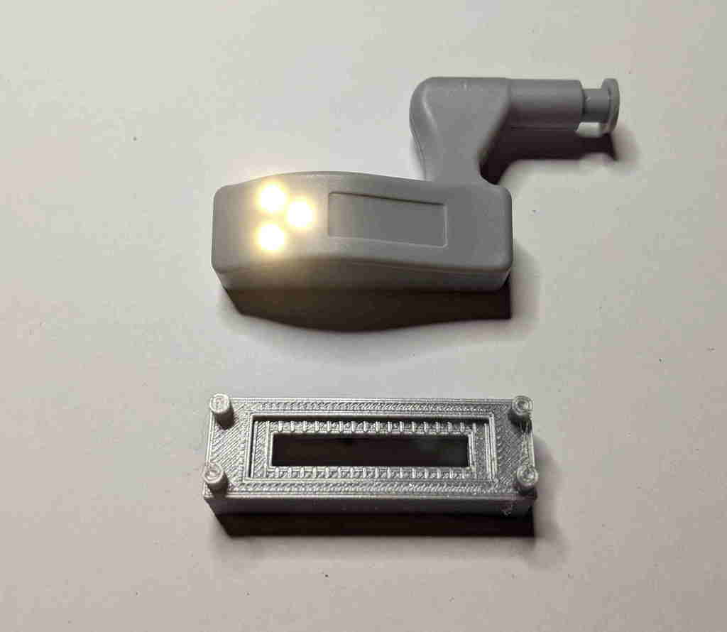 Closet LED light holder