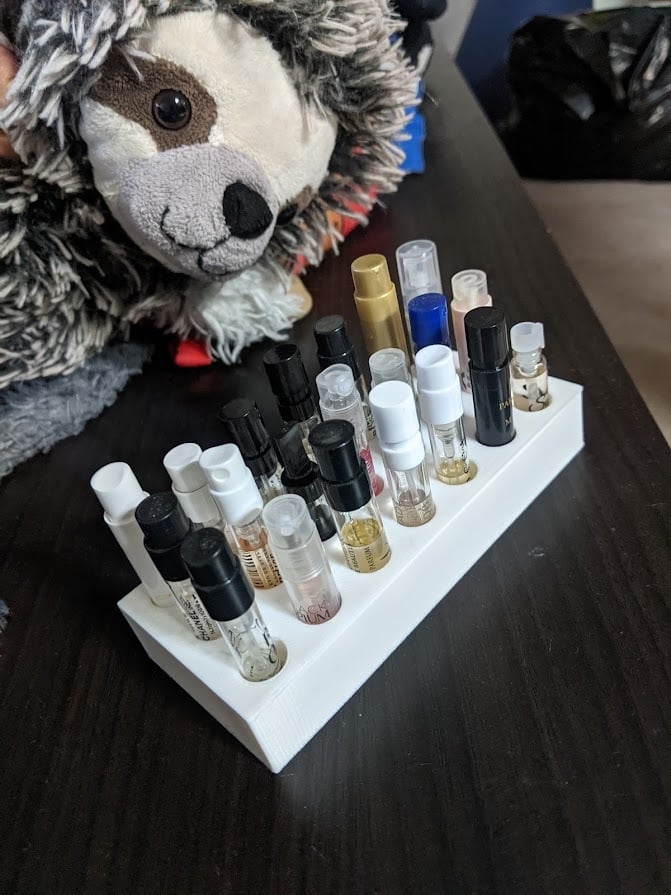 Mini Perfume Sampler Holder - Holds 21 Samples
