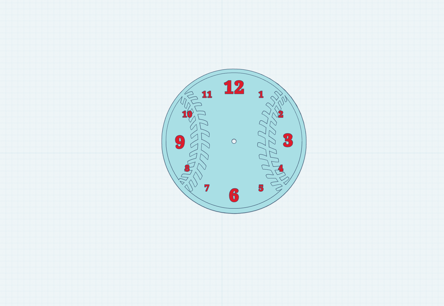 Baseball Clock