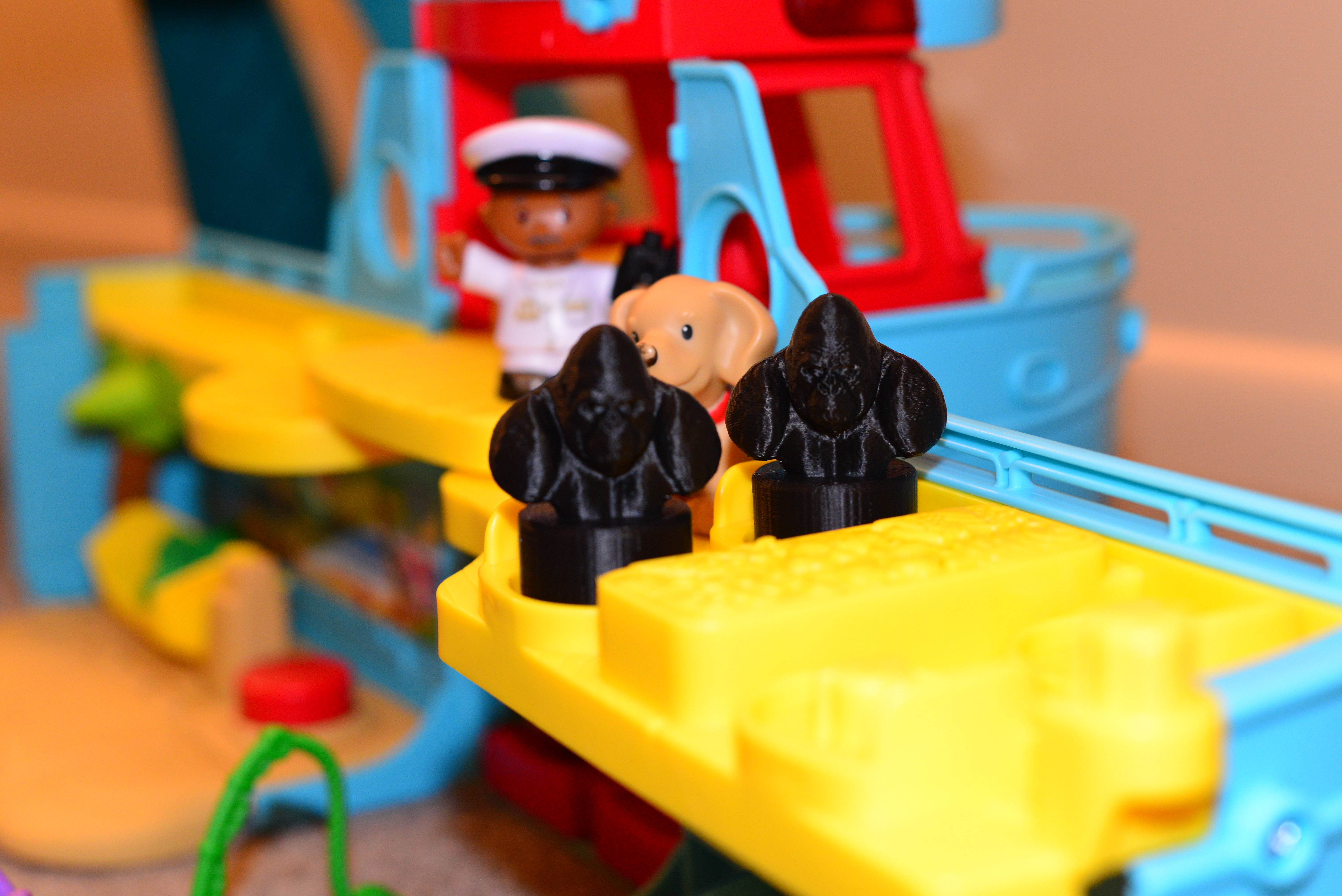 Harambe Figure (Fisher Price Little People Compatible)