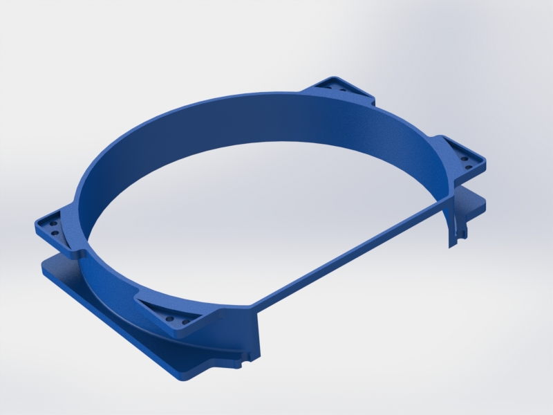 Fan duct for Noctua NH-D15 in combination w/ tall memory modules