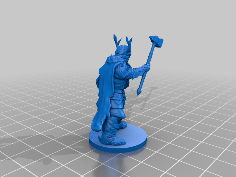28mm Paladin/Warrior/Fighter/Knight for D&D or Pathfinder