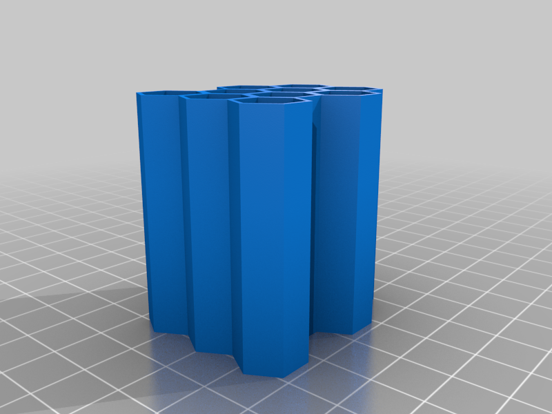 Ultimate honeycomb AAA battery organizer