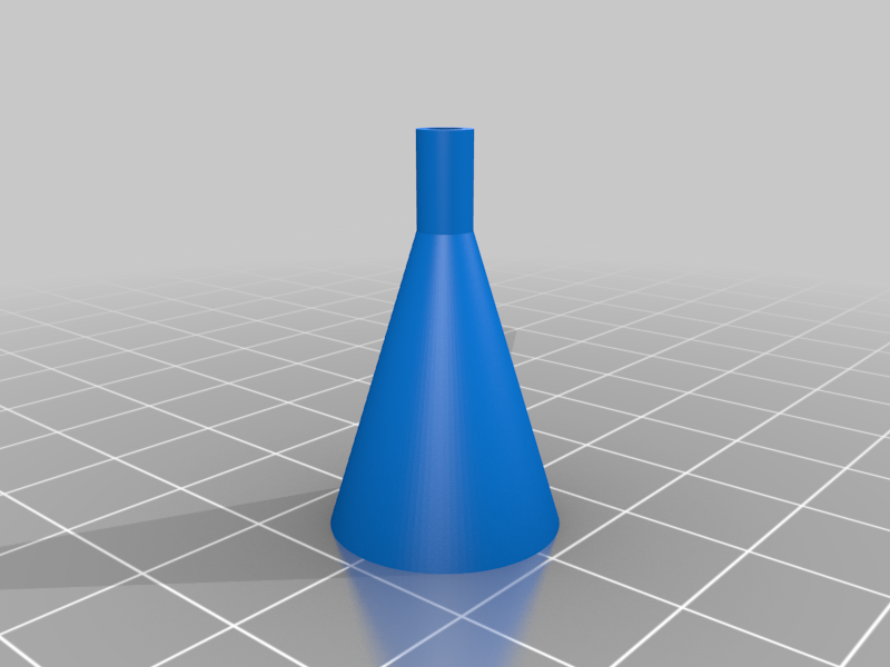 17.31 dart cone 2cm long with 2.5mm hole (PVC)