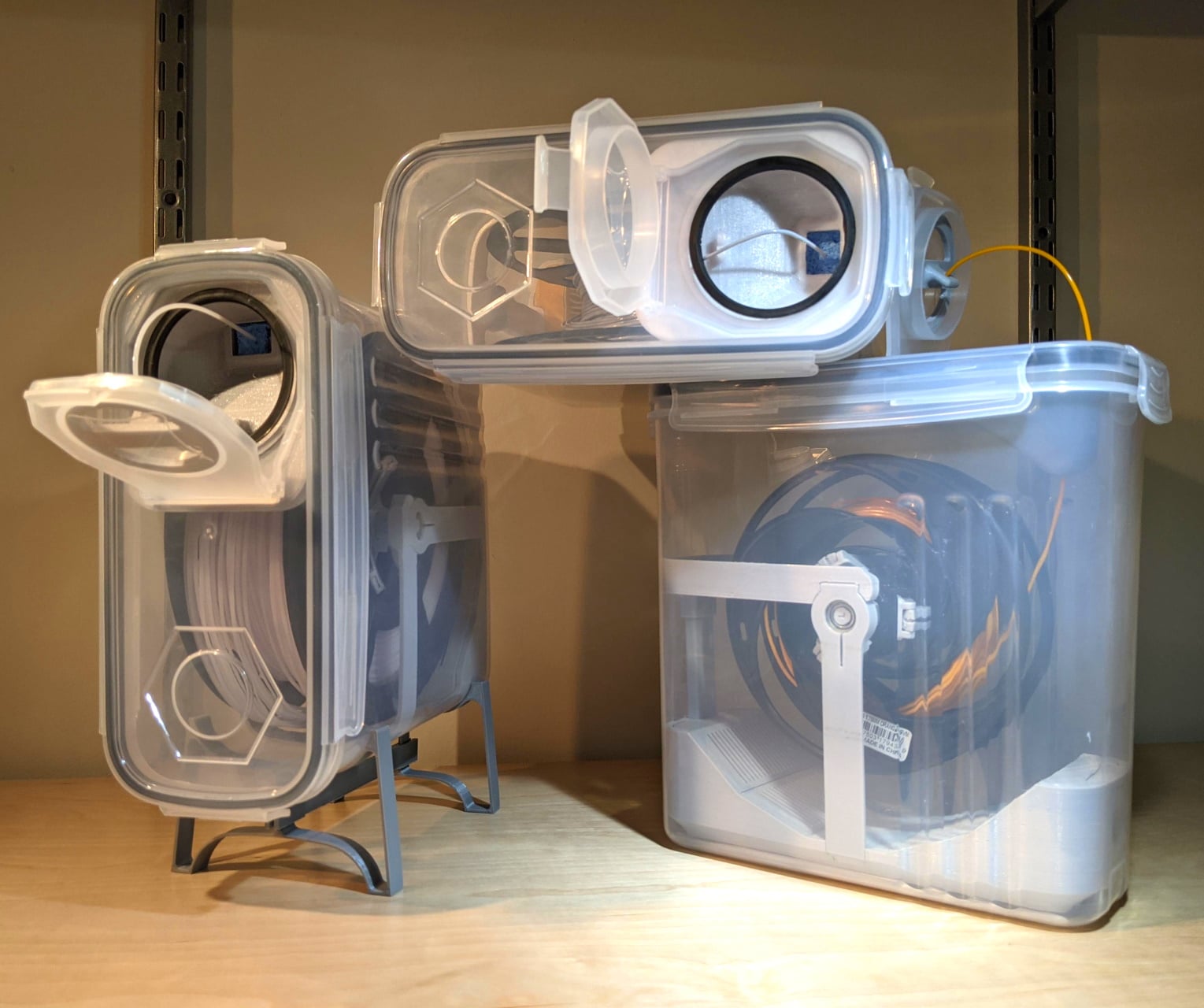 Universal Single Filament Spool Dry Container
