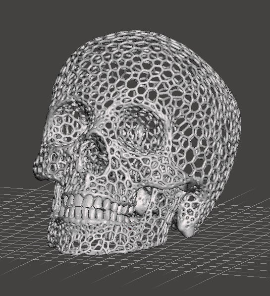 Skull (voronoi style)