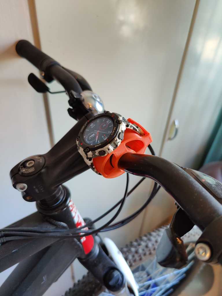 GPS watch handlebar bike mount