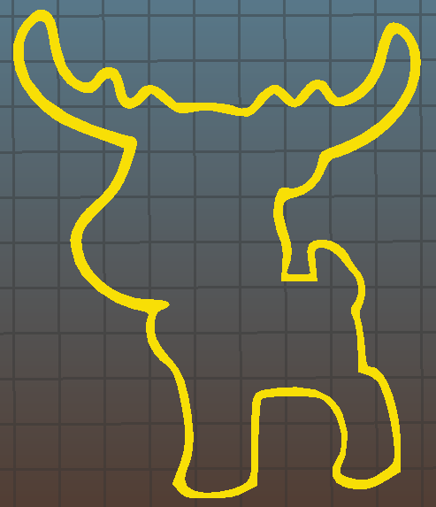 Moose/Reindeer Cookie Cutter