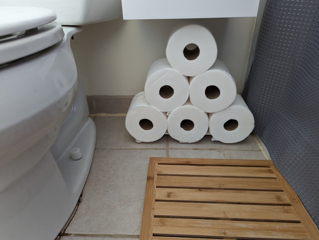 Wrath of Bunghole - Free-Standing Jumbo TP Roll Caddy