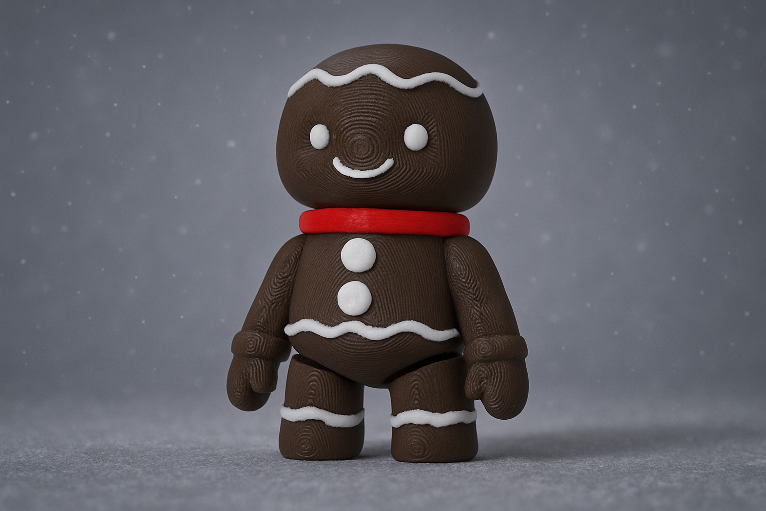Fantasy Articulated Gingerbread - Christmas Design