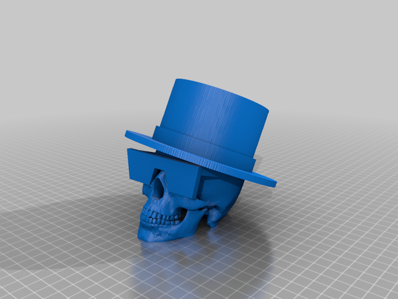 Skull Top Hat Bowl