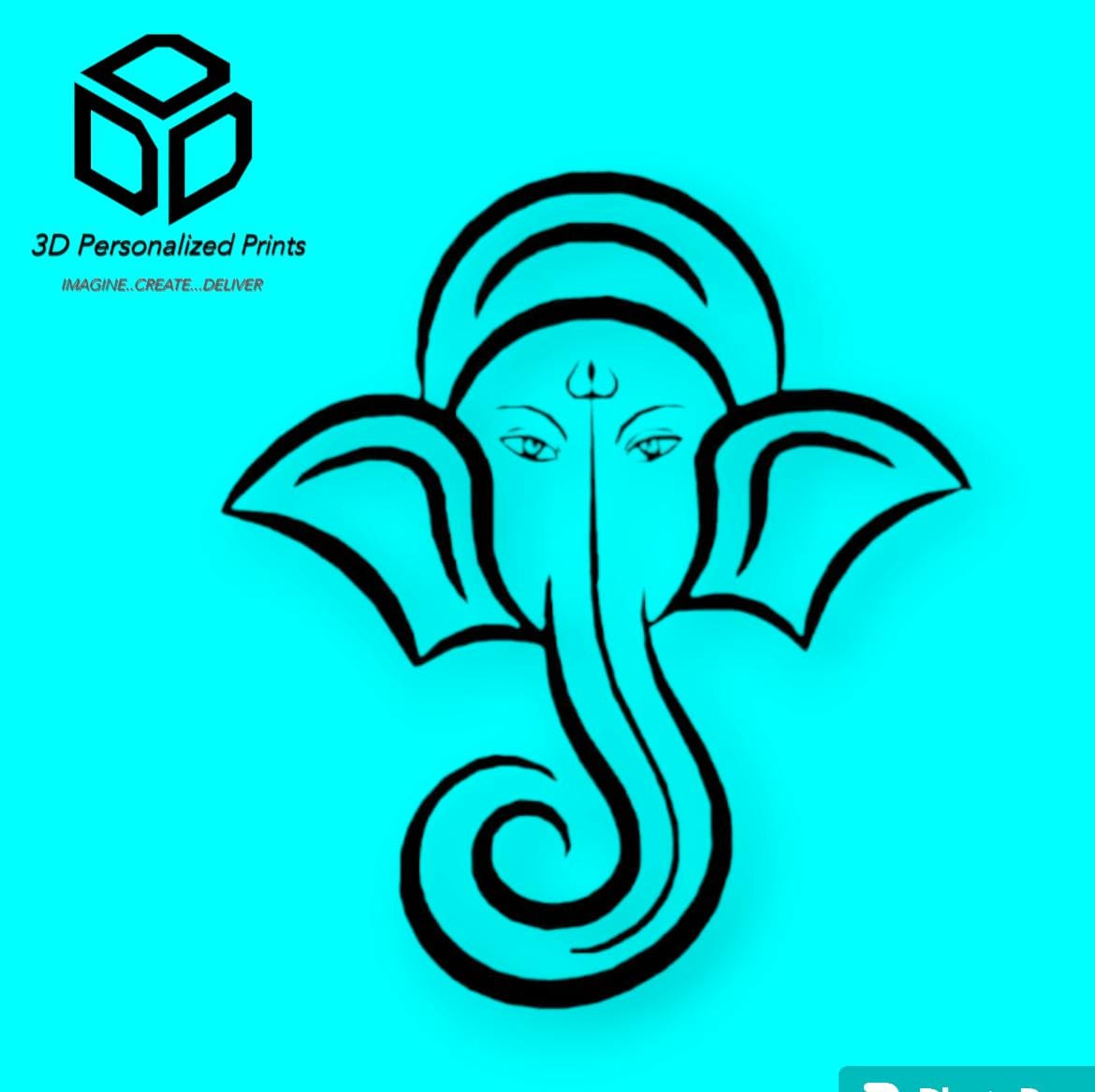 GANESHA 2D WALL ART