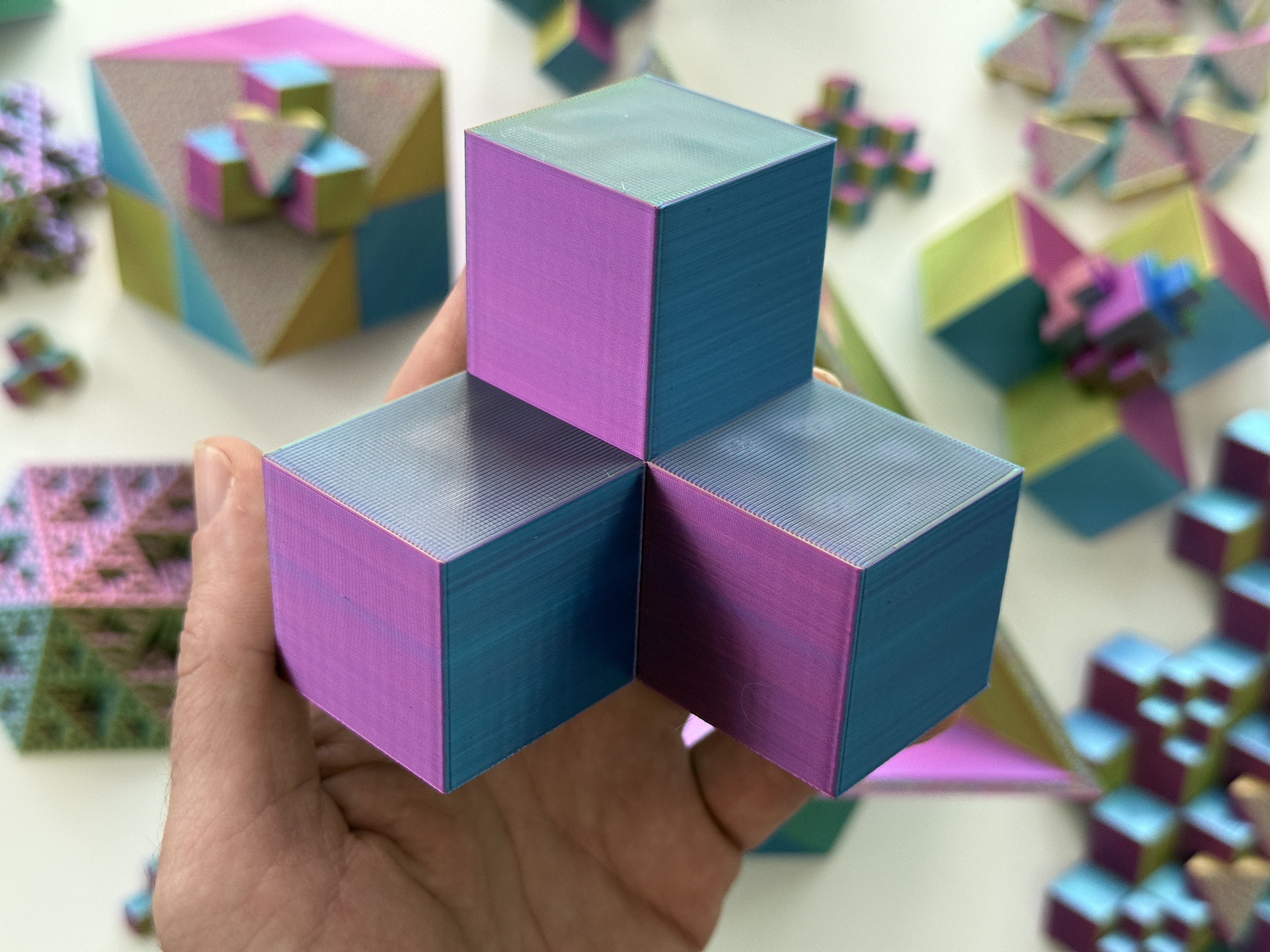 The Cubic Cluster: New Block for Endless Design Blocks