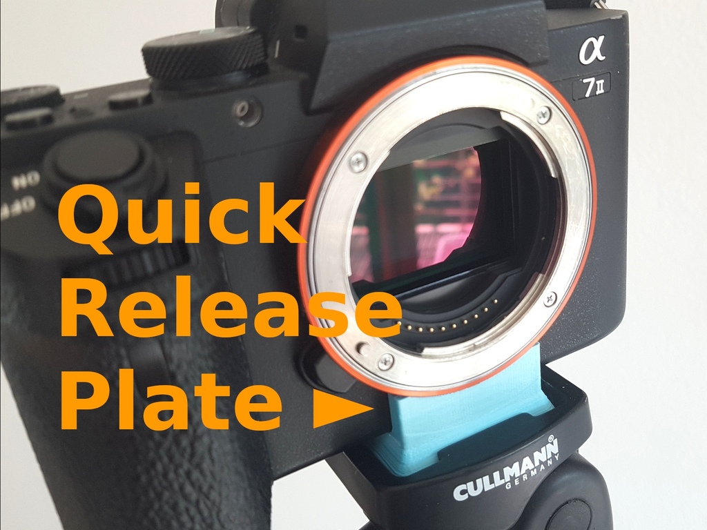 Sony A7II Quick Release Plate DIN4503