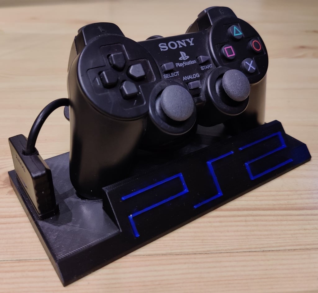 PS2 DualShock Controller Stand With Playstation 2 Logo