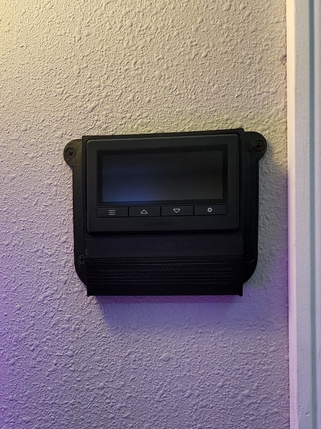 AC Infinity Smart Controller wall mount and cable hider