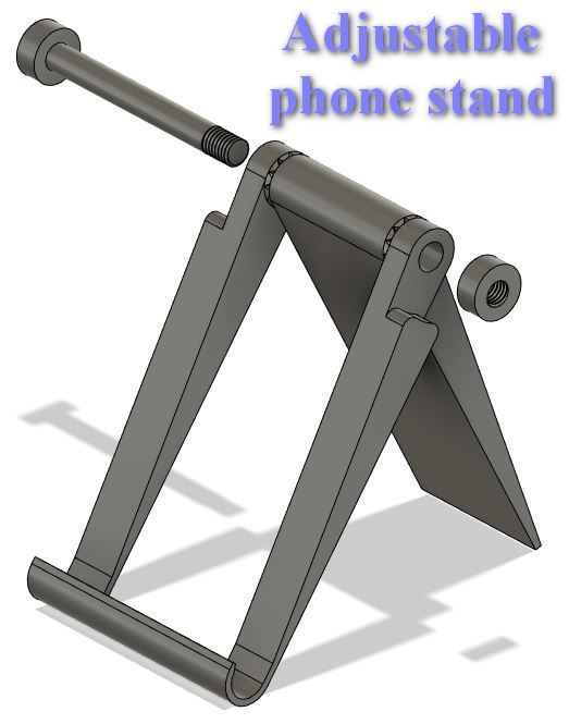 Adjustable phone stand