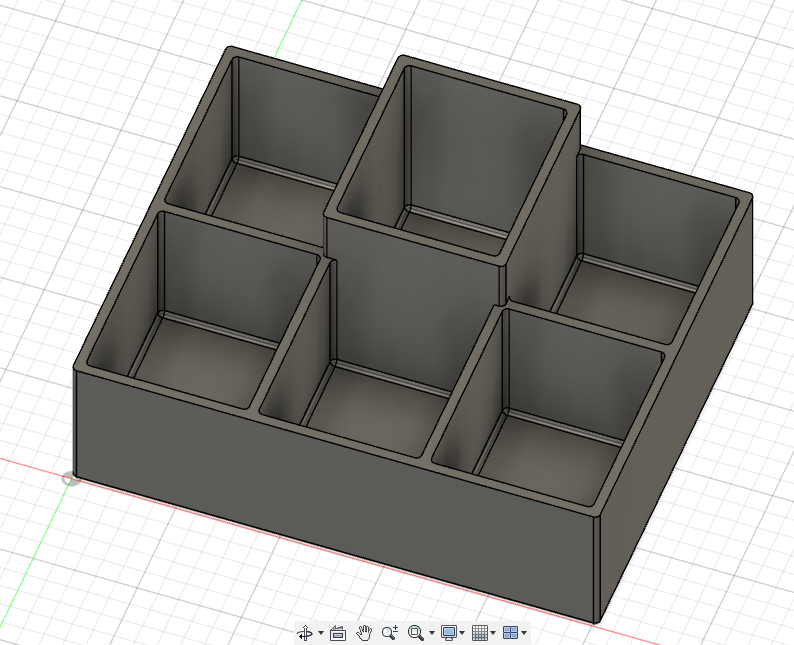Six Section Cross Stitch Organizer