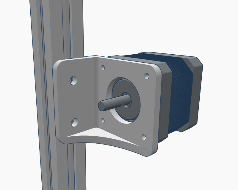 Nema17 bracket for 2020 Extrusion