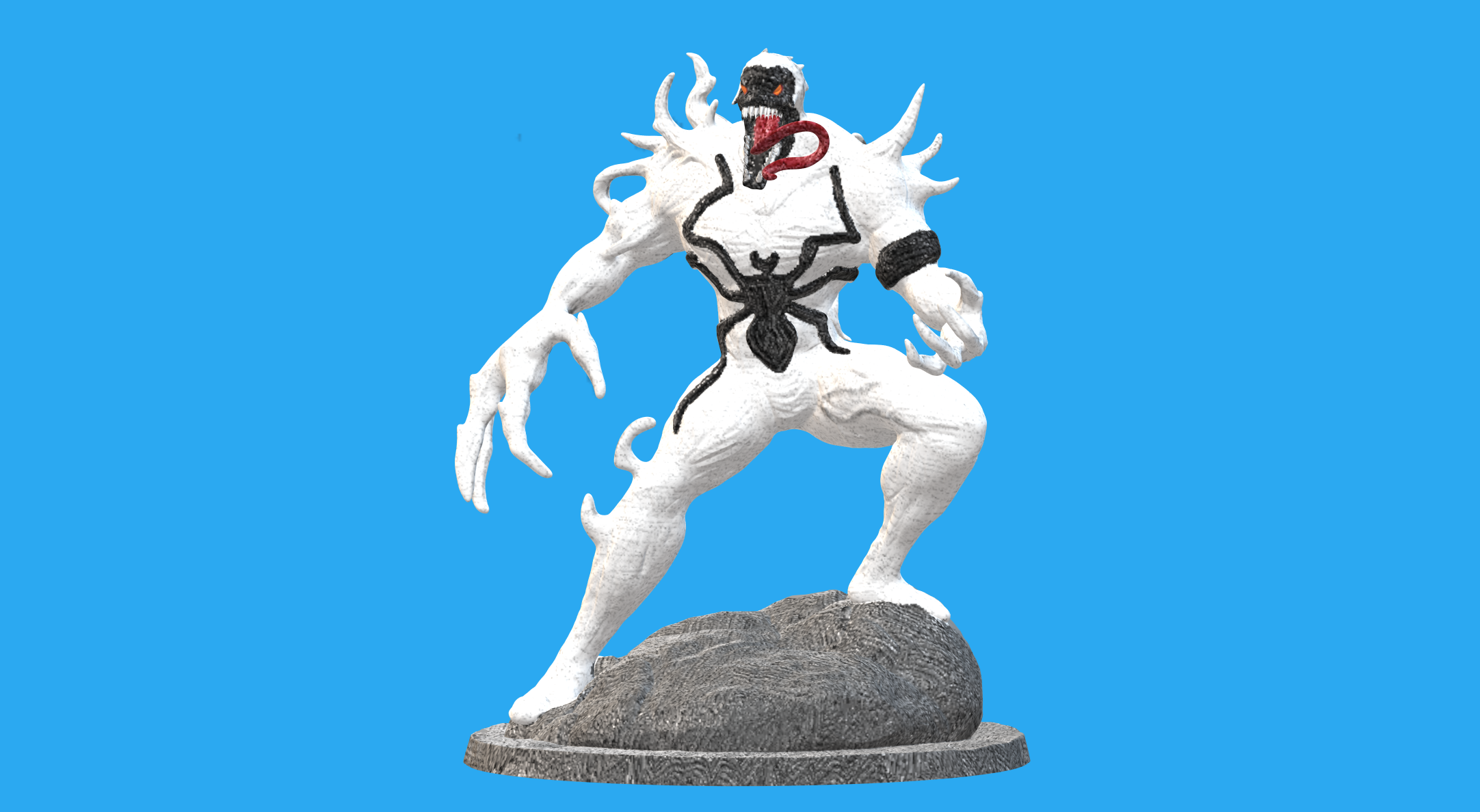 Marvel Anti-Venom Statue (Free Part) Read Description