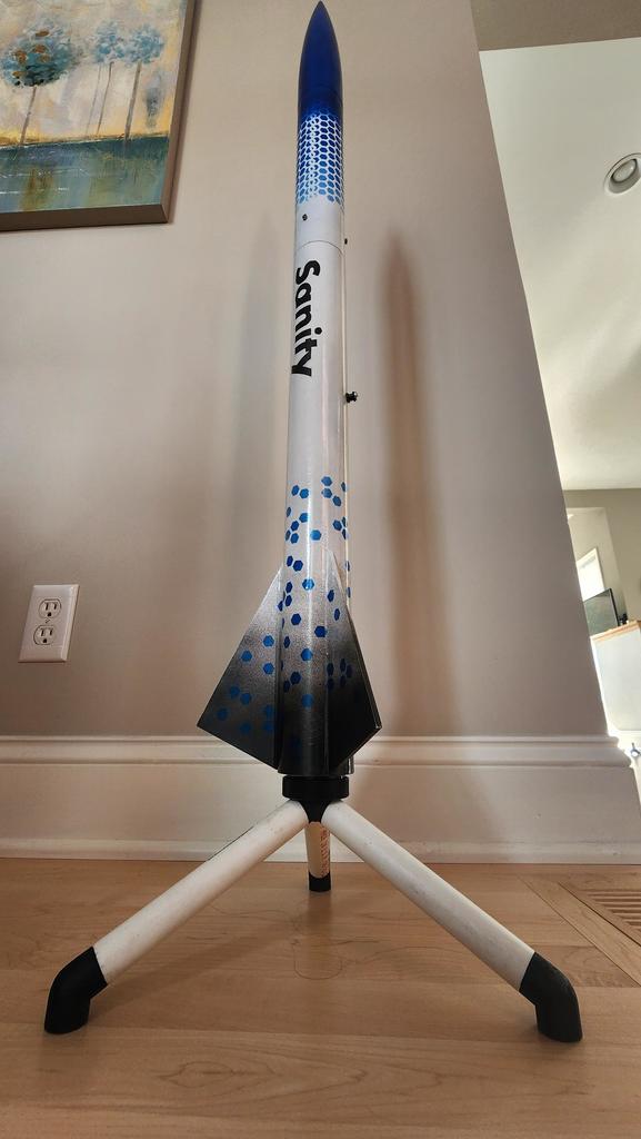 High Power Rocket Vertical Stands