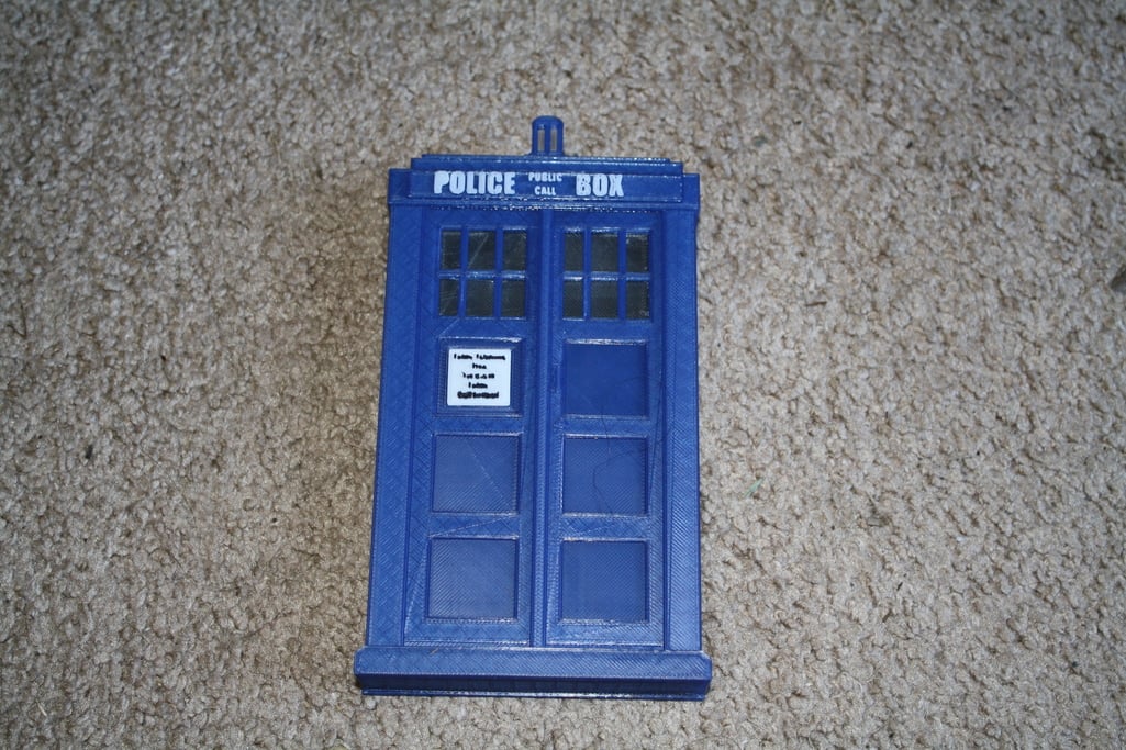 Doctor Who TARDIS Enclosure For Sabrent Hard Drive Enclosure
