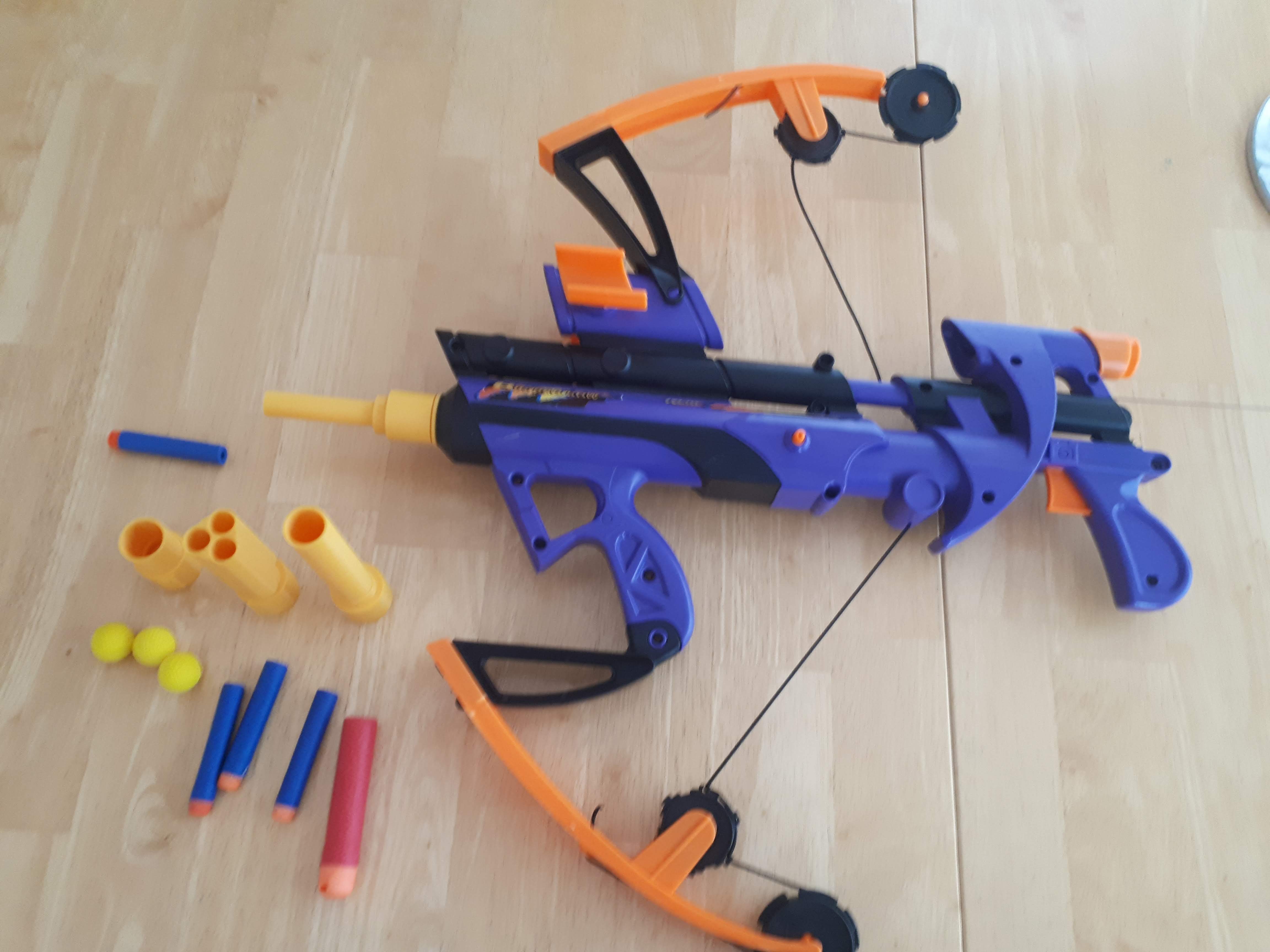 Nerf big bad bow modular barrel system