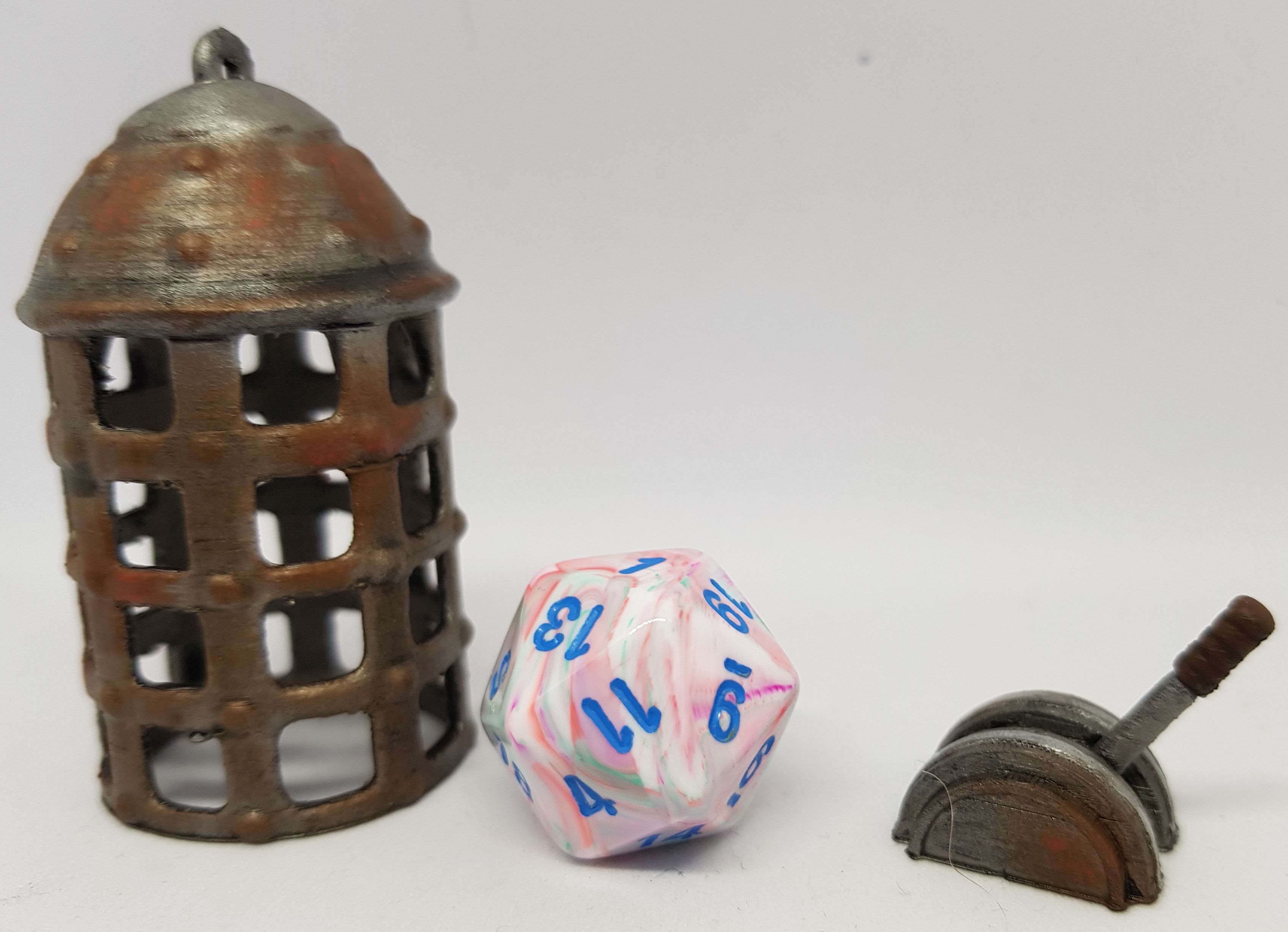 Image of Dungeon Terrain: Lever and Cage (Dice jail)