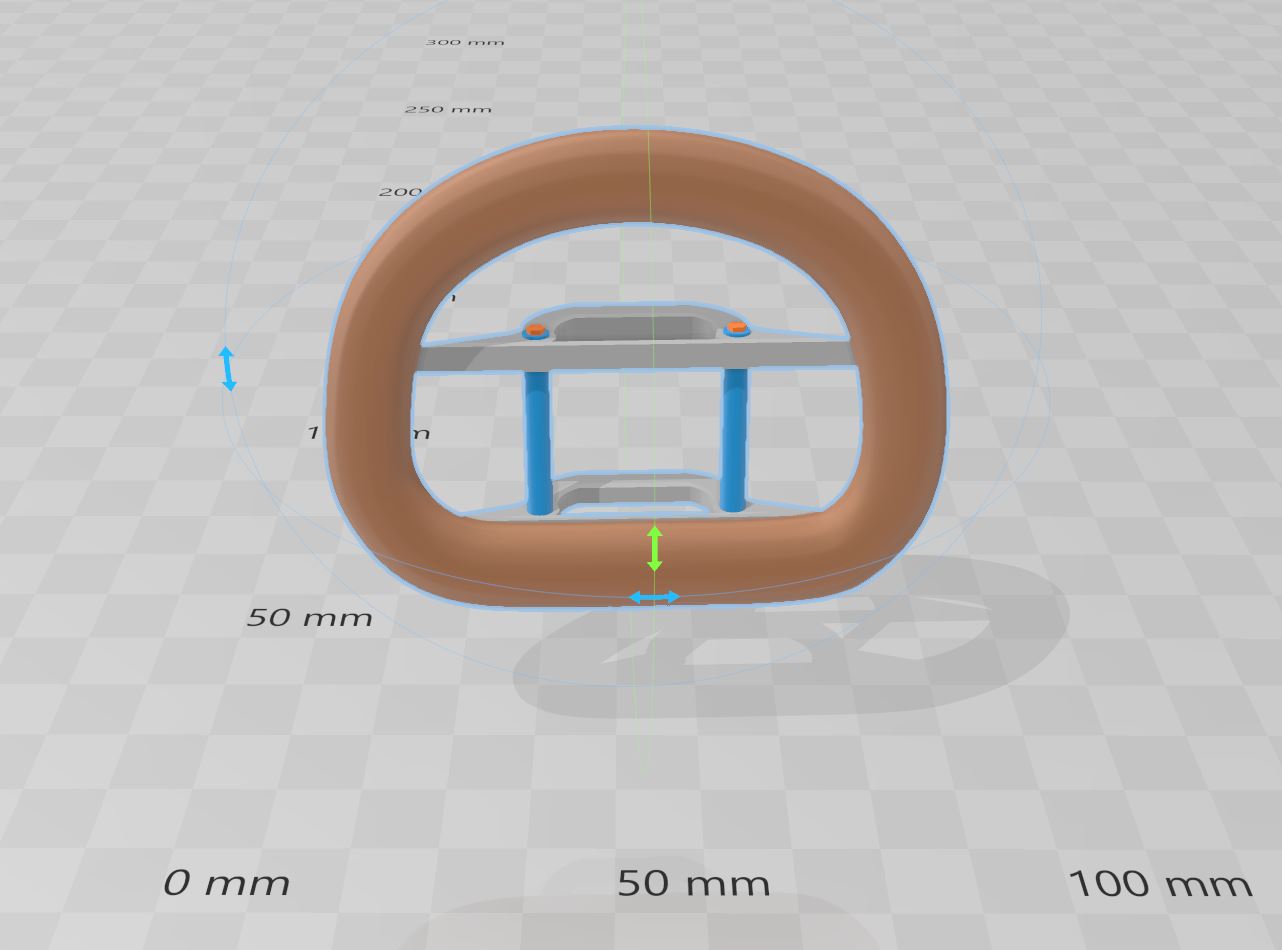 Vickers Macine gun Handle for 1:4 Scale Print