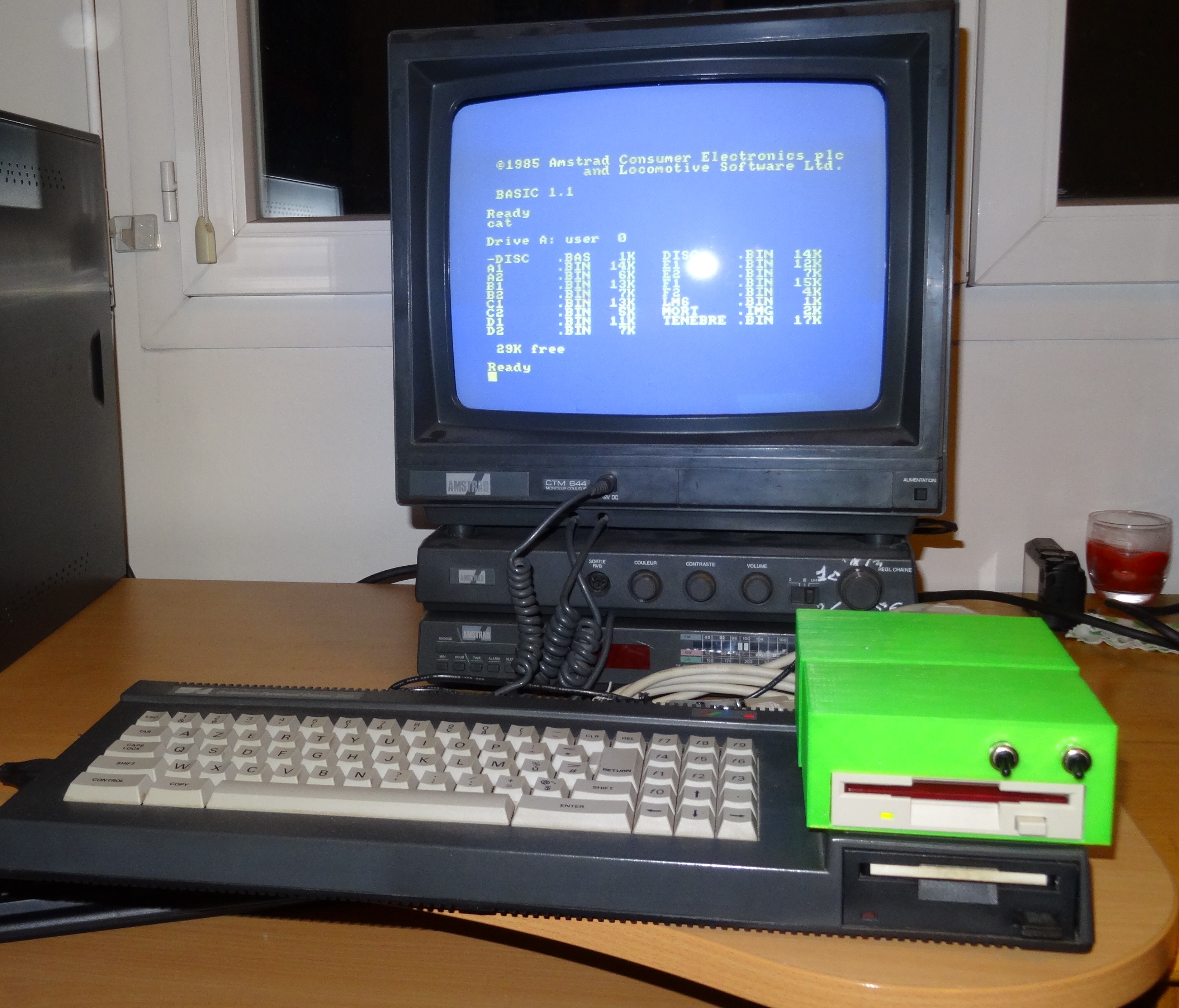 3.5" floppy drive case for amstrad CPC 6128