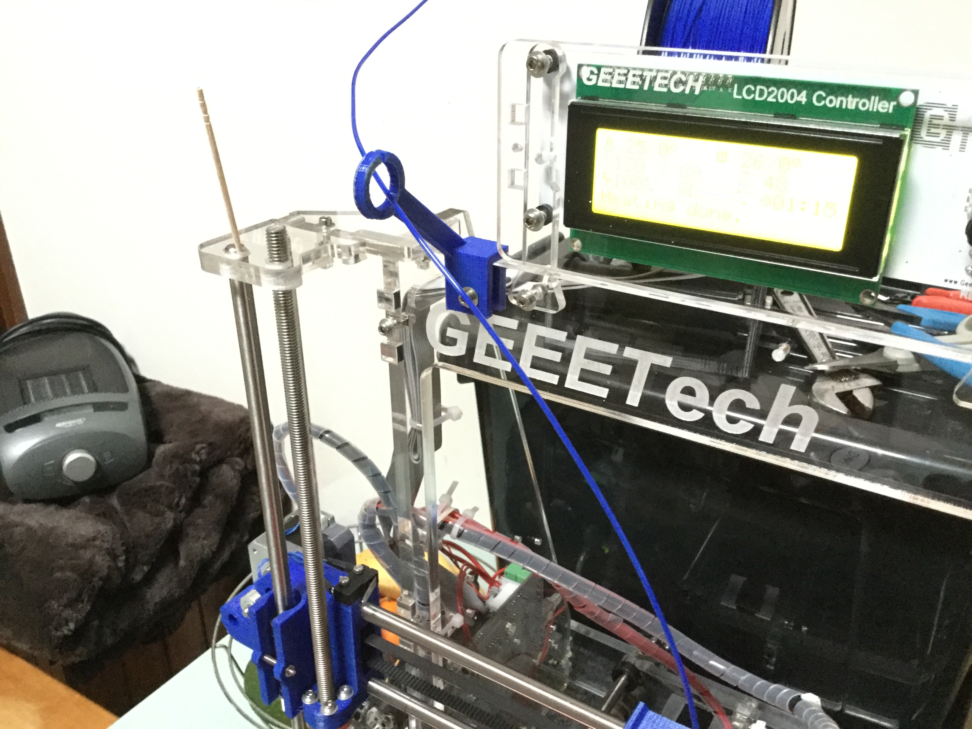 8.5mm Filament Guide for Acrylic Geeetech i3 Pro B