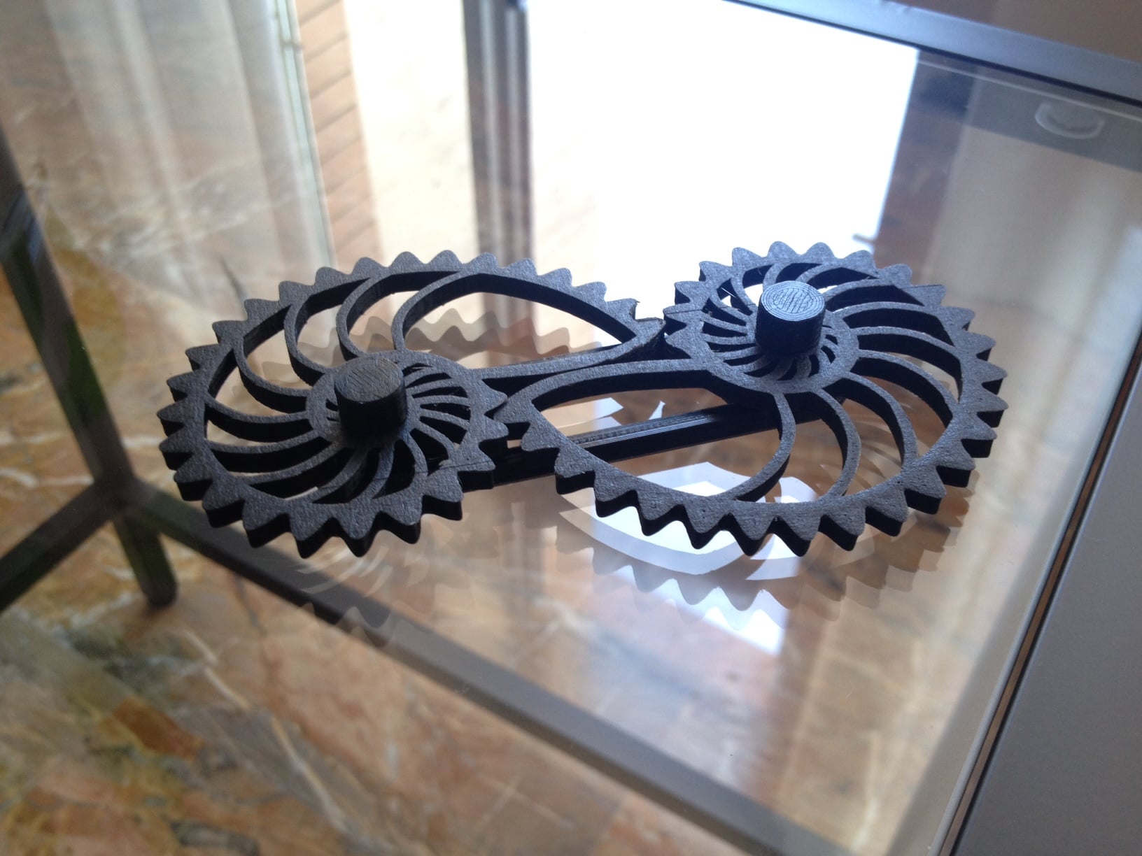 Nautilus Gears - One-sided bar with caps