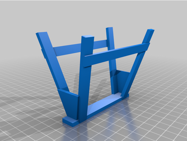 FICHIER pour imprimante 3D : bricolage - bureau Featured_preview_Sawhorse_1-12_scale