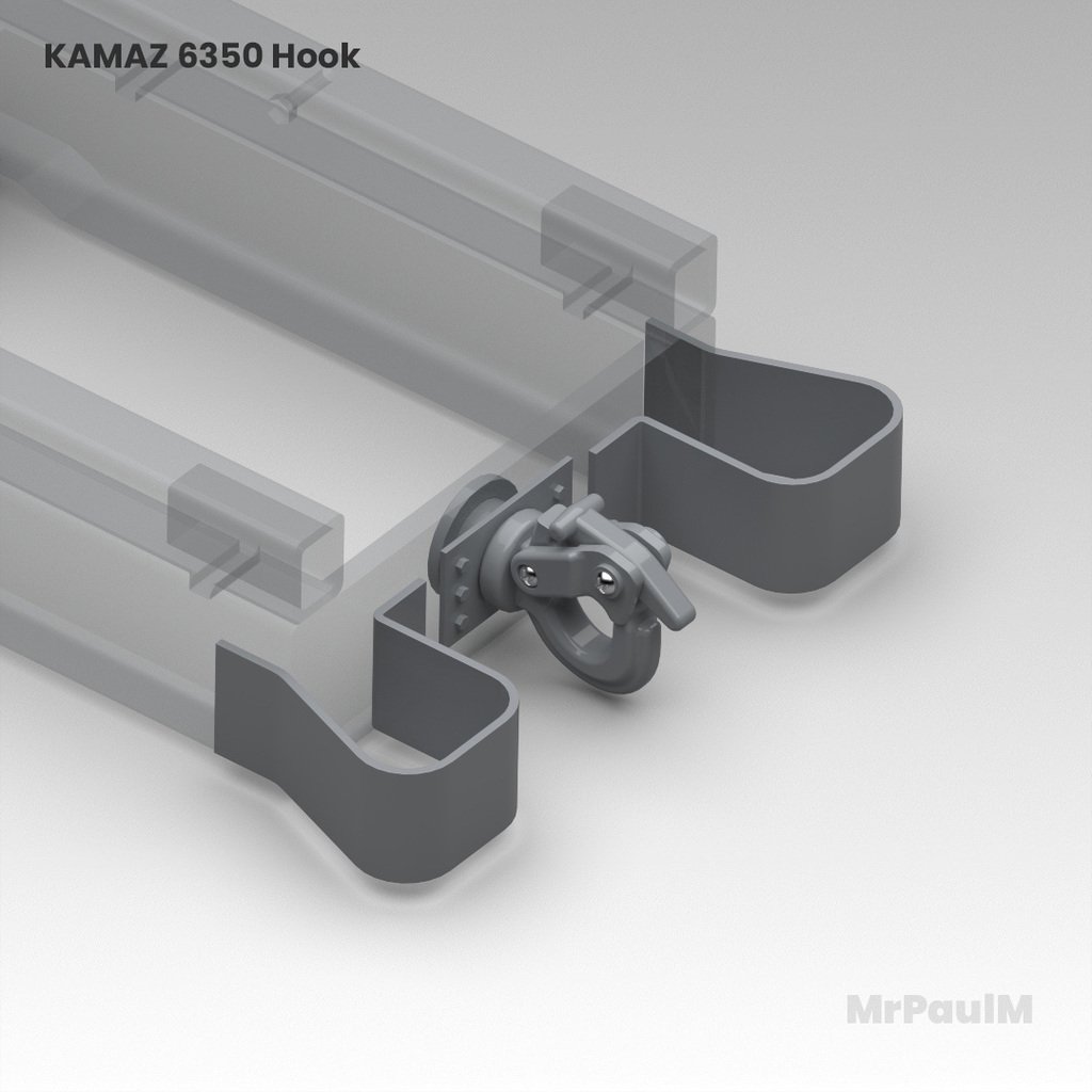 RC TRUCK 8x8 KAMAZ 6350 3D: HOOK