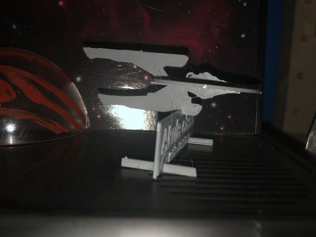 Akula class starship card kit